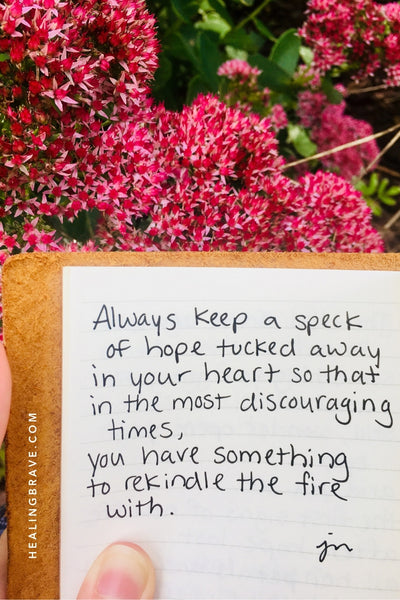 Hope isn’t wishful thinking when you decide to do something about your desire for something new. Even thinking about it is doing something about it — it’s the first step, the watering of the roots. I penned these quotes about staying hopeful because you’re already standing exactly where you need to be to get where you want to go.