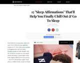 Sara at Refinery29 shares 15 of her favorite sleep affirmations from the book and why it “deserves a place on your nightstand.”