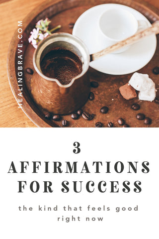 You don't have to wait to see what the outcome looks like to feel successful right here, where you are. Why wouldn't you start planting joy before you harvest it? To help you dig up a little more joy in the journey, play these affirmations for success on repeat in your head. They're from my new book, Morning Affirmations!