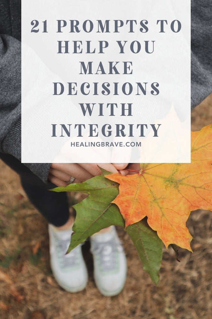 When you make decisions from a place of love, awareness, and integrity, they're decisions you can be proud of. Use these questions and prompts to help you identify the practices that’ll keep you true to who you are and how you want to show up in life. Use a journal and give yourself the time and space to reflect on your values.