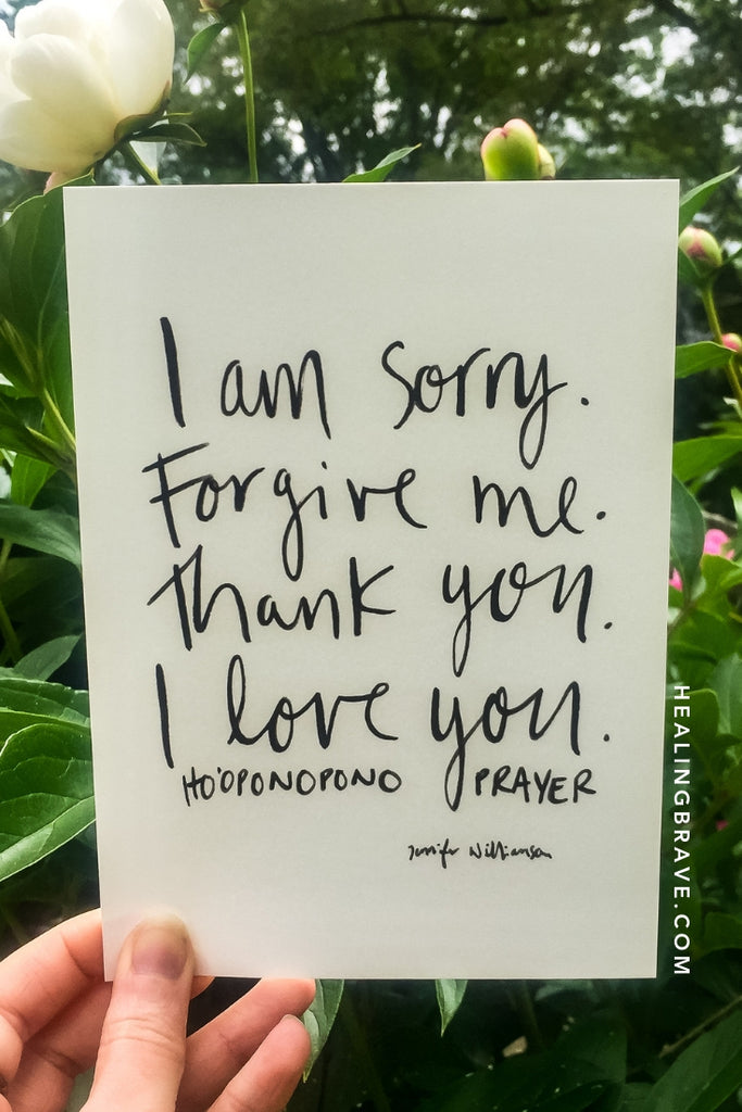 The Ho’oponopono prayer is part of an ancient Hawaiian practice, and it could play a central role in your relationships and your own physical and emotional healing. Its four tenets: repentance, forgiveness, gratitude, and love. If you're ready to feel better, heal better, and move forward your own way, try this ritual.