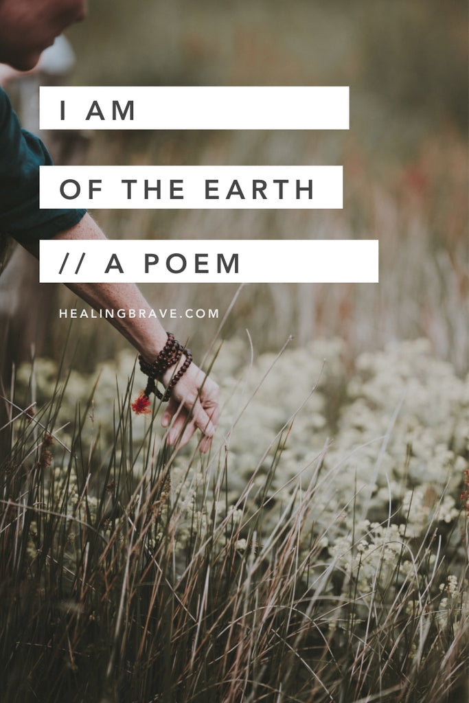 For some of us, we only have to go out into nature to find whatever it is our soul is missing. If you're like me and find everything you need in a walk in the woods, this poem is for you. It's a way of saying, "thank you, I love you" to the beauty still left all around you.