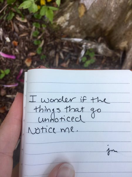 To better understand life, sink into the moment, wherever you are, without past or future. Such a simple intention can take you deeper into what you can do from here. To do anything or go anywhere, you need to start here. Read these handwritten notes to remember: that when you live for the moment, you really live.