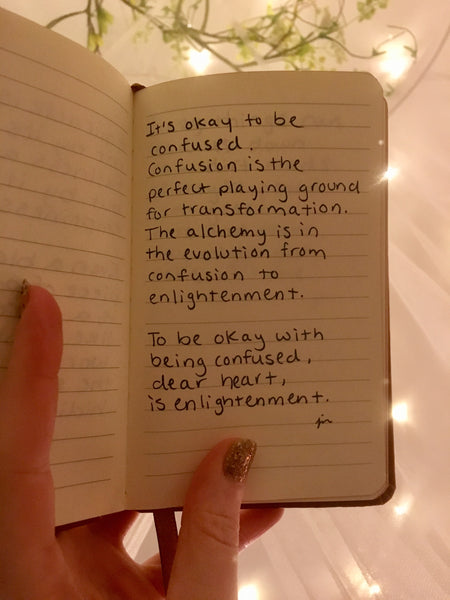 Do things need to make sense to be meaningful? I don’t think so. This poem for self-inquiry is about not needing to know, about what it can be like to delve a little deeper into the questions without asking that they rearrange themselves into answers right away.