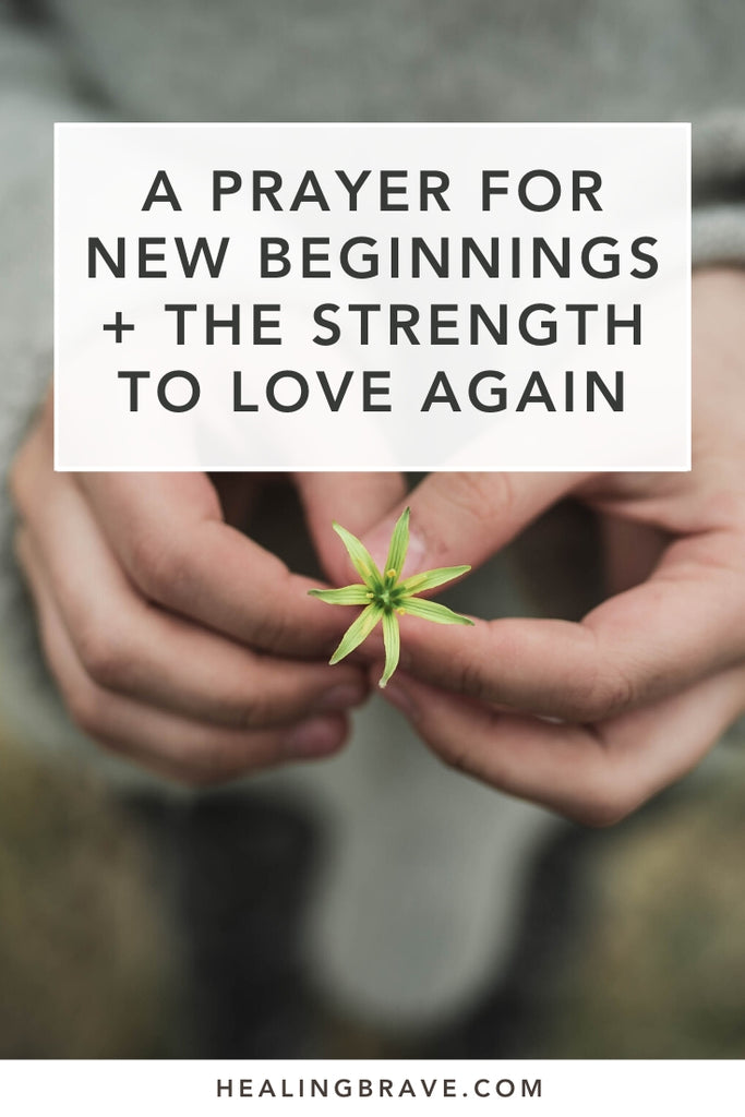 May we have the courage to greet each new beginning (and each decision) with an open heart. Whether you need to start over or keep going, I hope this prayer inspires you to keep hope alive, to trust in love one more time, and to take care of yourself along the way. The best changes start on the inside, with you.