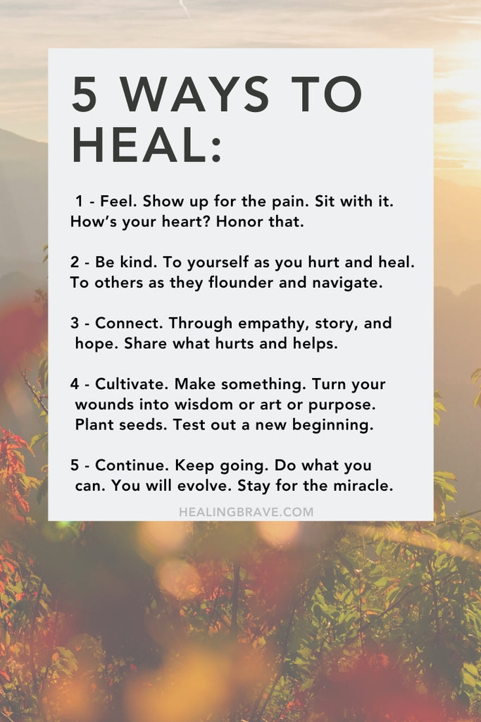 If you've ever thought things like "Why me?" or "What if... ?" here's another, more helpful question for you: now that you’re here, after all you've been through, what will you do? Instead of trying to change the past or escape the facts, this one simple question puts you in the present moment: where new life can grow.