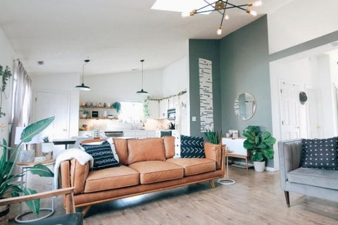 living room in neutral colors