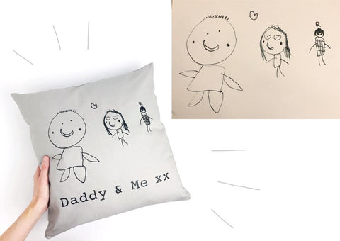 daddy and me cushion