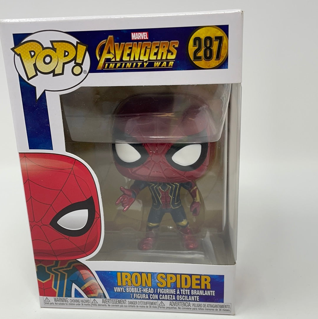 funko pop iron spider 287