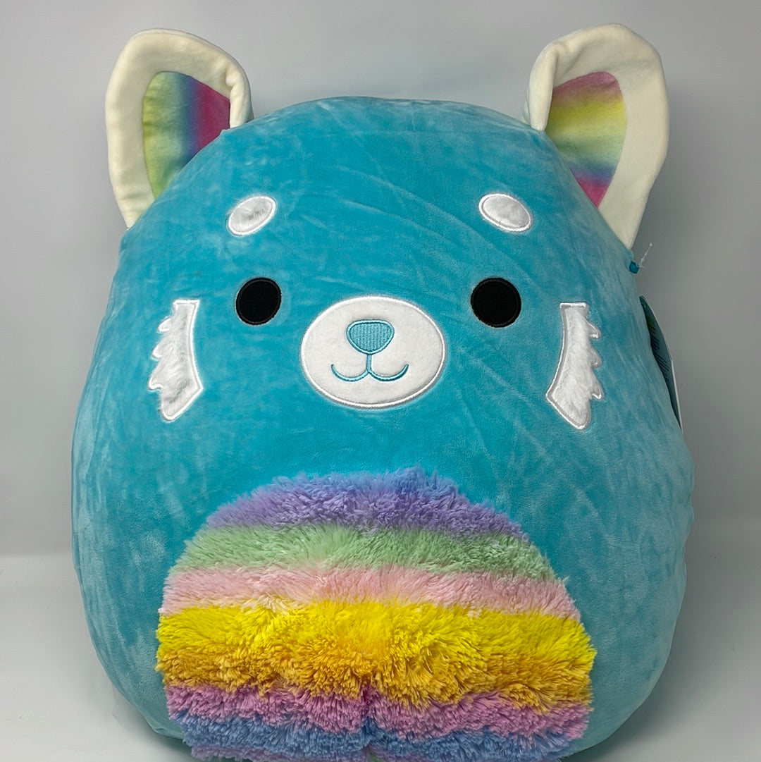 Squishmallows Plush Vanessa 16” Blue “red” Panda Rainbow Soft Belly Ea Shophobbymall 9035