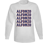 Edgardo Alfonzo X5 New York Baseball Fan V2 T Shirt