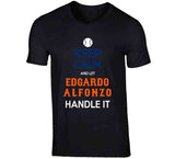 Edgardo Alfonzo Keep Calm New York Baseball Fan V2 T Shirt