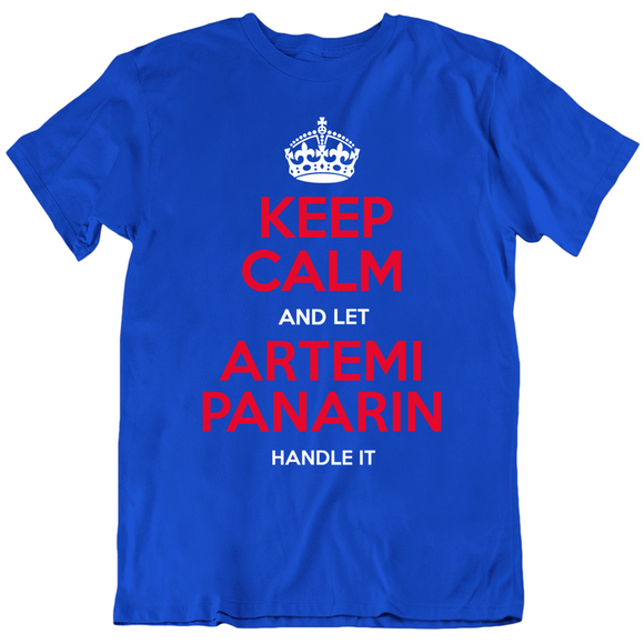 Artemi Panarin Keep Calm New York Hockey Fan T Shirt