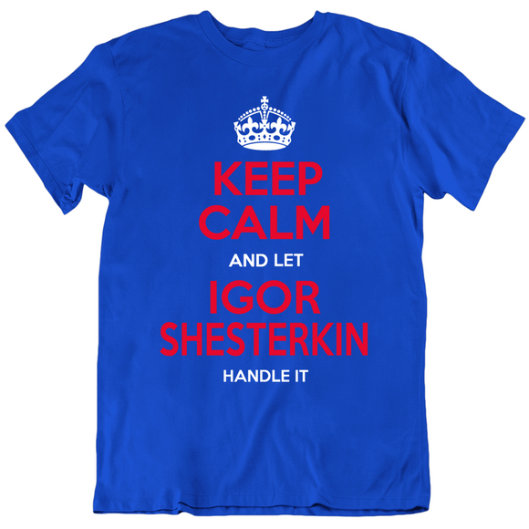 Igor Shesterkin Keep Calm New York Hockey Fan T Shirt