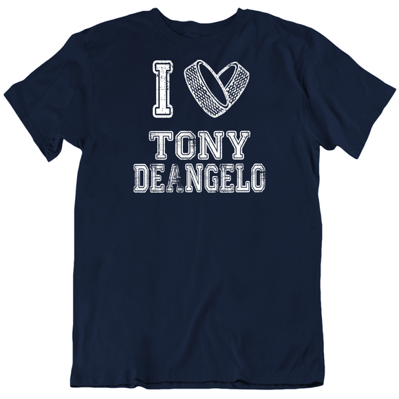 Tony Deangelo I Heart New York Hockey Fan T Shirt