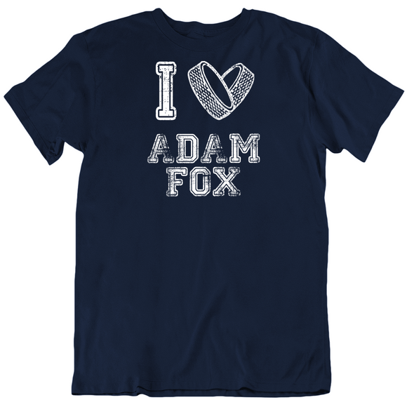 Adam Fox I Heart New York Hockey Fan T Shirt