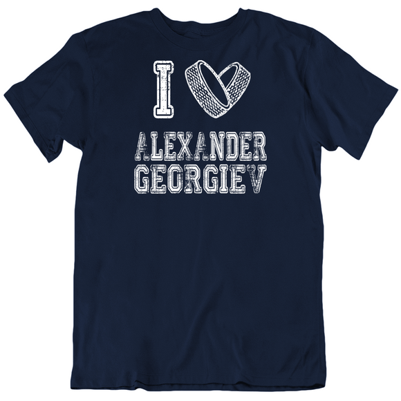 Alexander Georgiev I Heart New York Hockey Fan T Shirt