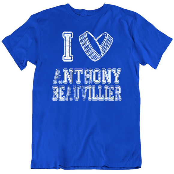 Anthony Beauvillier I Heart New York Hockey Fan T Shirt