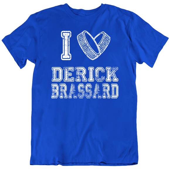 Derick Brassard I Heart New York Hockey Fan T Shirt