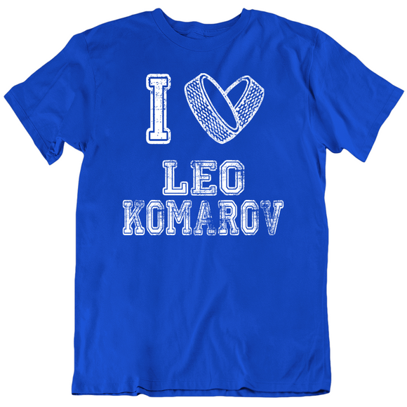 Leo Komarov I Heart New York Hockey Fan T Shirt
