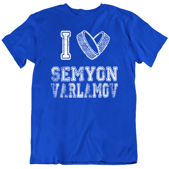 Semyon Varlamov I Heart New York Hockey Fan T Shirt