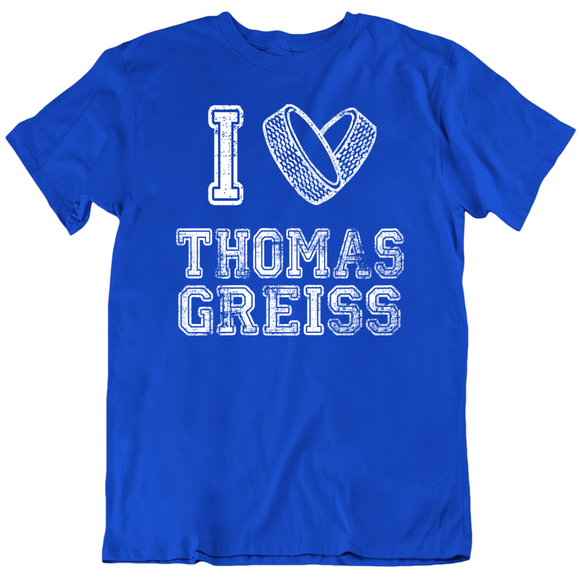 Thomas Greiss I Heart New York Hockey Fan T Shirt