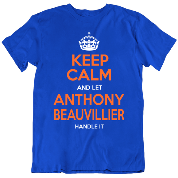Anthony Beauvillier Keep Calm Ny Hockey Fan T Shirt
