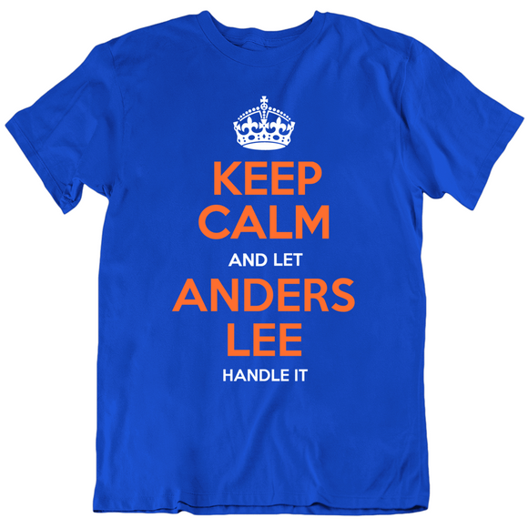 Anders Lee Keep Calm Ny Hockey Fan T Shirt