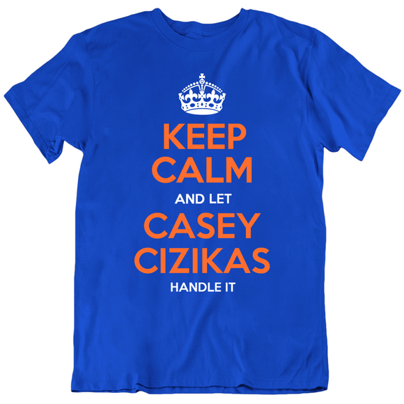 Casey Cizikas Keep Calm Ny Hockey Fan T Shirt