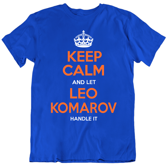 Leo Komarov Keep Calm Ny Hockey Fan T Shirt