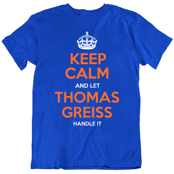 Thomas Greiss Keep Calm Ny Hockey Fan T Shirt