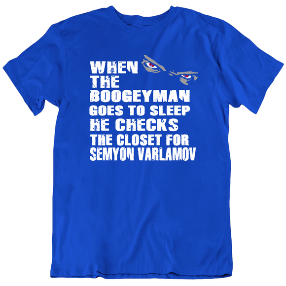 Semyon Varlamov Boogeyman Ny Hockey Fan T Shirt