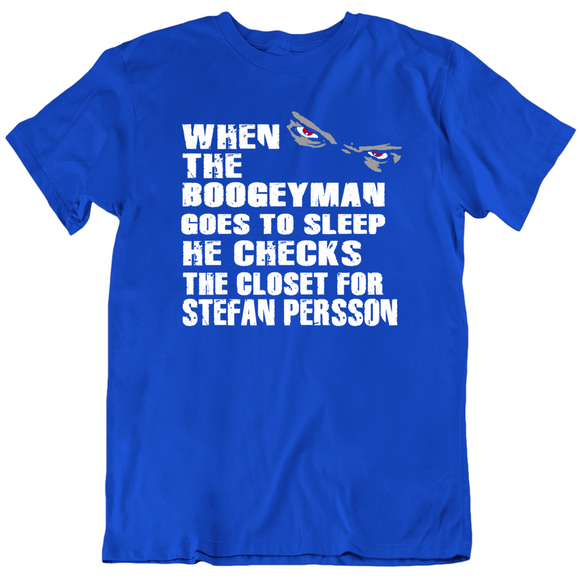 Stefan Persson Boogeyman Ny Hockey Fan T Shirt