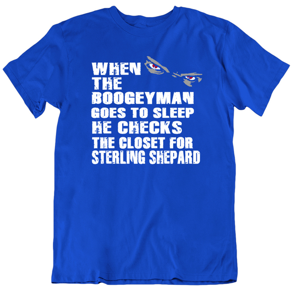 Sterling Shepard Boogeyman New York Football Fan T Shirt