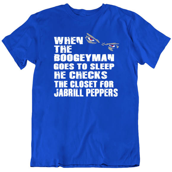 Jabrill Peppers Boogeyman New York Football Fan T Shirt