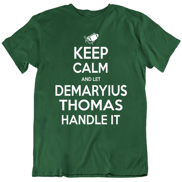 Demaryius Thomas Keep Calm Ny Football Fan T Shirt