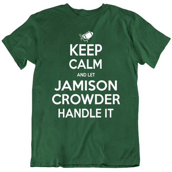 Jamison Crowder Keep Calm Ny Football Fan T Shirt