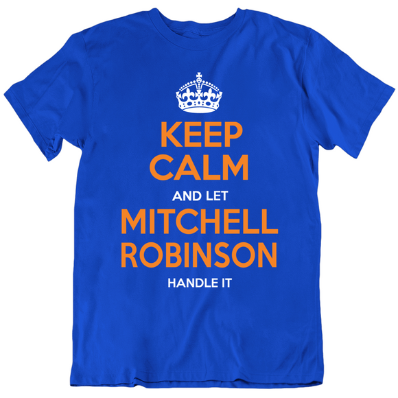 Mitchell Robinson Keep Calm New York Basketball Fan T Shirt