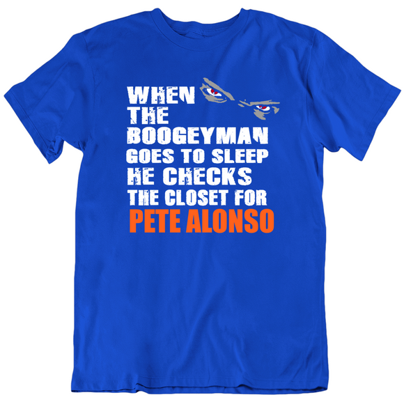 Pete Alonso Boogeyman New York Baseball Fan T Shirt