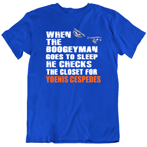 Yoenis Cespedes Boogeyman New York Baseball Fan T Shirt
