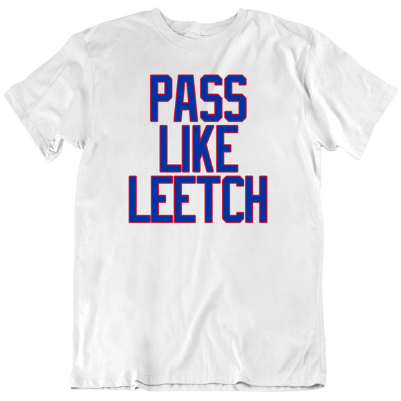 Brian Leetch Pass Like Leetch New York Hockey Fan V3 T Shirt