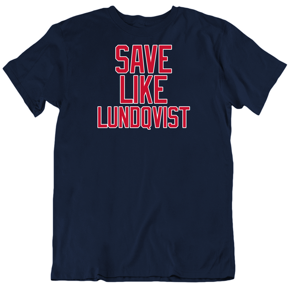 Henrik Lundqvist Save Like Lundqvist New York Hockey Fan V2 T Shirt