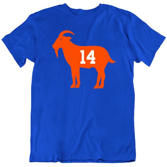 Bob Bourne Goat 14 New York Hockey Fan T Shirt