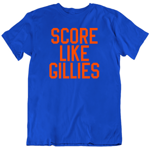 Clark Gillies Score Like Gillies New York Hockey Fan T Shirt