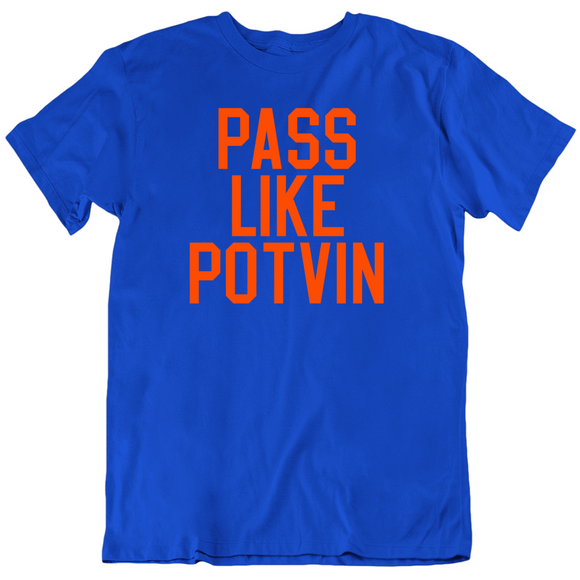 Denis Potvin Pass Like Potvin New York Hockey Fan T Shirt