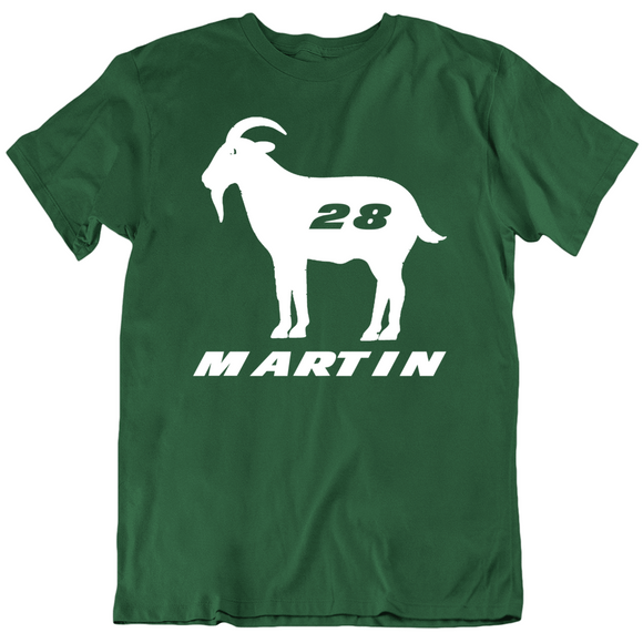 Curtis Martin Goat 28 New York Football Fan T Shirt
