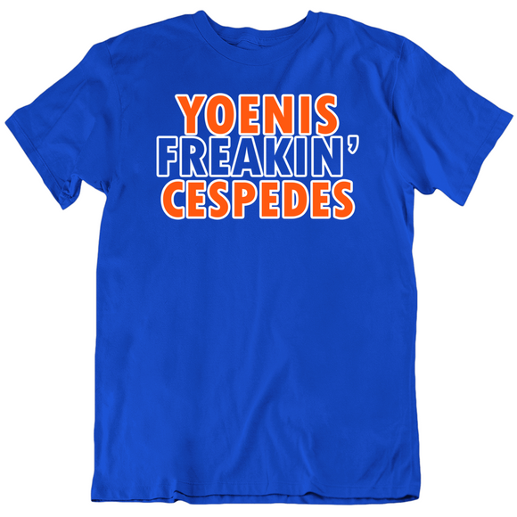 Yoenis Cespedes Freakin Cespedes New York Baseball Fan T Shirt