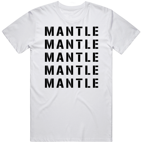 Mickey Mantle X5 New York Baseball Fan T Shirt