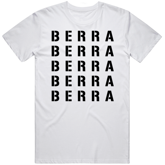 Yogi Berra X5 New York Baseball Fan T Shirt