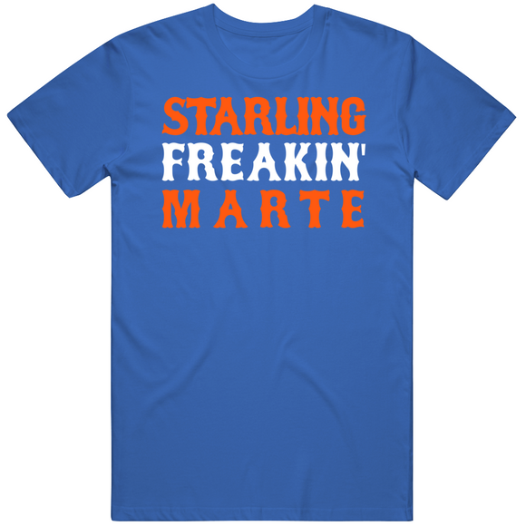 Starling Marte Freakin New York Baseball Fan T Shirt